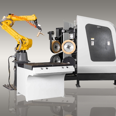 satın al Duş Musluğu Mikser için CNC Paslanmaz Çelik Otomatik Taşlama Makinesi / Robot Freze Makinesi Çevrimiçi üretim