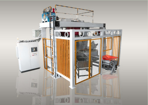 satın al İki istasyonlu düşük basınçlı döküm makinesi, kapasitesi 2800 kg. Çevrimiçi üretim