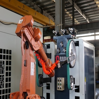 satın al Metal dökümler için robot deburring ve öğütme makinesi Yüksek verimlilikli donanım bitirme sistemi Çevrimiçi üretim