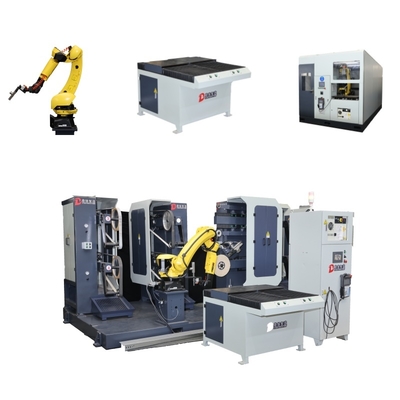 satın al Metal kabukları için tamamen otomatik robot öğütme cilalama makinesi Motor motor kafesine Çevrimiçi üretim