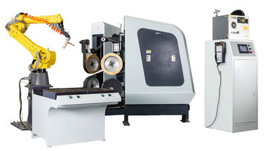 satın al Musluk / Sap / Su Musluğu için yüksek performanslı FUNAC Robot Hücre Metal Çapak Alma Makinesi 380V Çevrimiçi üretim