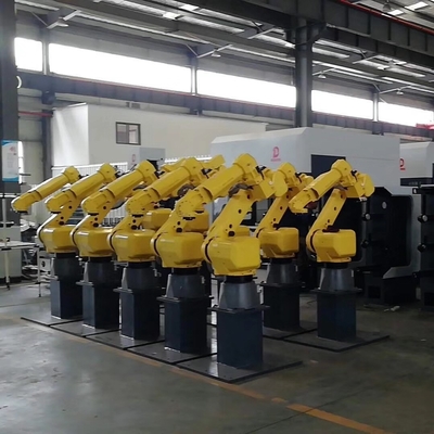 Musluk için Step Motorlu Robotik Parlatma Makinesi Taşlama Hücresi
