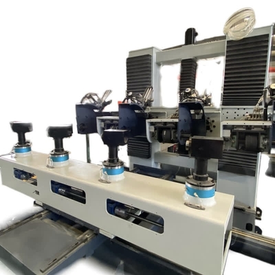 Pirinç Boru Ek Parçaları İçin 6 Eksen Otomatik Parlatma Makinesi
