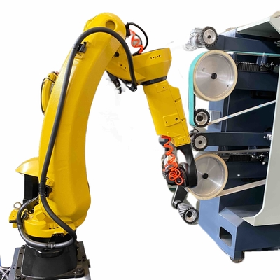 380V voltajlı cilalama uygulamaları için esnek robot öğütme hücresi