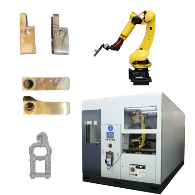Otomotiv Tekerlek Merkezi için CNC Düzeltme Robotu Yüksek Hassasiyet Otomatik Deburring