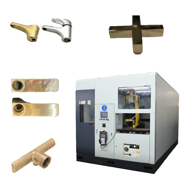 Otomatik Robotik Poliş Sistemi CNC Fren Kolları Otomobil Otomatik Bileşenlerin Metal Arka Zemini Hızlandırma