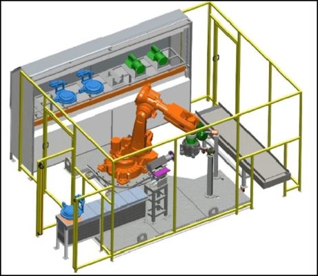 ABB Metal dökümleri için robot öğütme cilalama makinesi