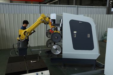 Musluk için AC380V Step Motor Tahrikli Robotik Taşlama Hücresi