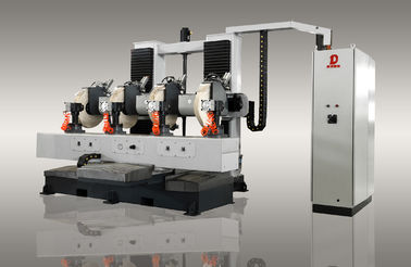 Pirinç Boru Metal Parçaları 6 Eksen Otomatik Parlatma Makinesi Taşlama