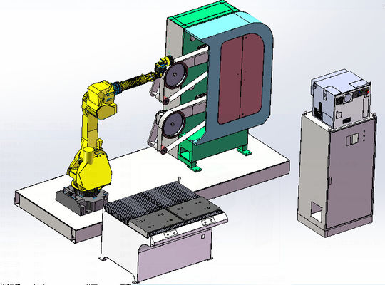 Banyo Aksesuarları İçin 20m / Min 1500W Robot Taşlama Makinesi