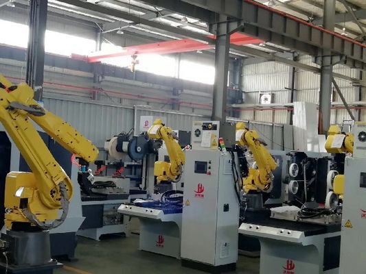 Sıhhi Tesisat Kolu İçin 10.5KW FUNAC Robotik Parlatma Makinesi