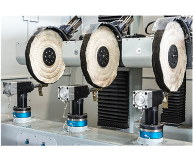 Musluk Kapı Kolu Pirinç Dökümler İçin Otomatik Endüstriyel Robot Parlatma Makinesi