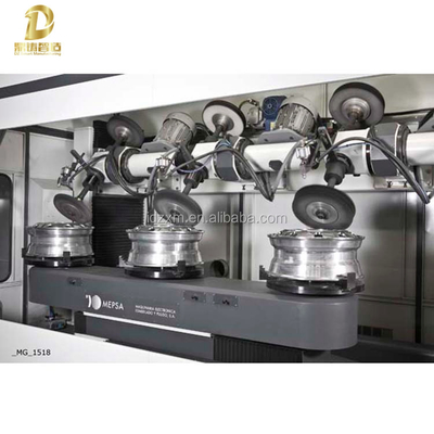 DZ Otomatik Yüksek Hızlı Pirinç CNC Parlatma Makinesi Musluk Parçaları İçin 4 İstasyon