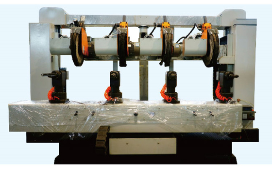 Pirinç Kulplar İçin 4 Manipülatör 6 Eksenli Döner CNC Parlatma Makinesi