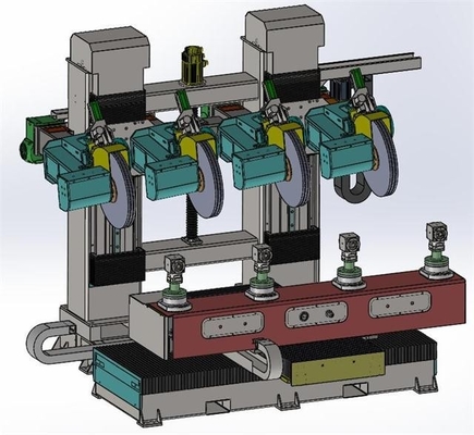 Sıhhi Tesisat Kapı Kolu Parlatma için Bilgisayar Kontrol CNC Parlatıcı Metal Tezgah Parlatma Makinesi