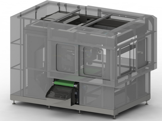 Döküm Çift Şerit Testere Sprue / Yükselticiler Kesme Makinesi CNC Kontrol Otomatik Şerit Testere Makinesi